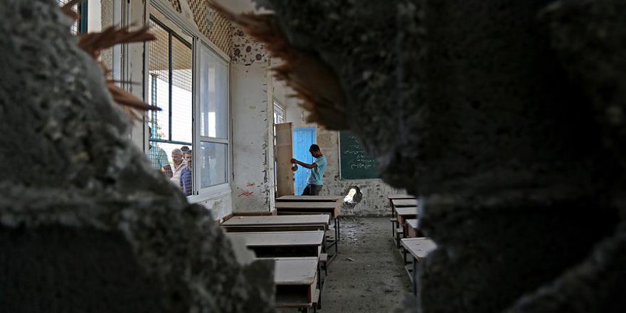 İşgalci İsrail'den bir okula sert saldırı