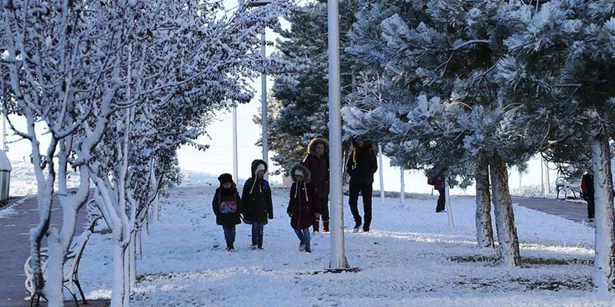 Gaziantep'te okullara kar tatili