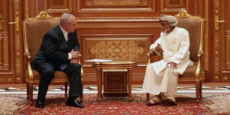 İşgalcilerin Başbakanı Netanyahu Umman'ı ziyaret etti