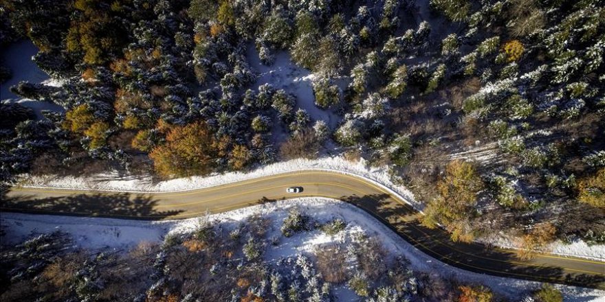 Uludağ'da sonbahar ve kış bir arada