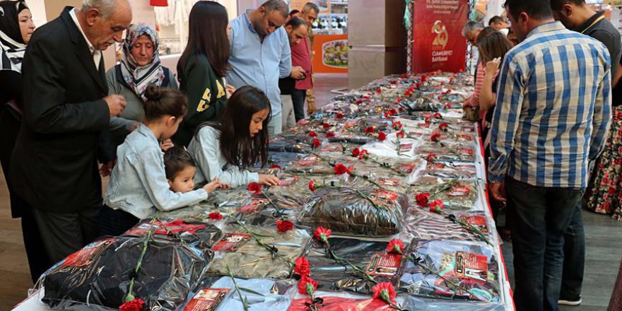 Hatay'da 'şehit emanetleri' sergisi açıldı
