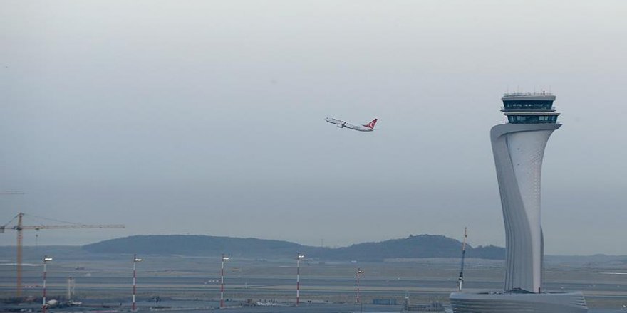 Yeni havalimanından ilk yurt dışı uçağı KKTC'ye gitti
