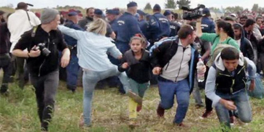 Macarlara göre sığınmacı tekmelemek suç değil