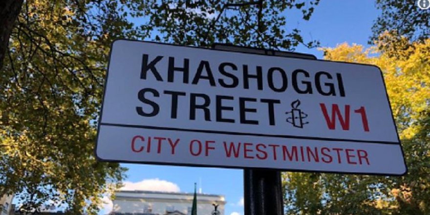 Cinayet kurbanı Kaşıkçı'nın ismi Londra'da yaşayacak