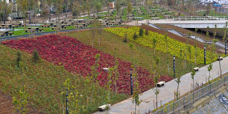 İstanbul Kayaşehir'de millet bahçesi yapılıyor