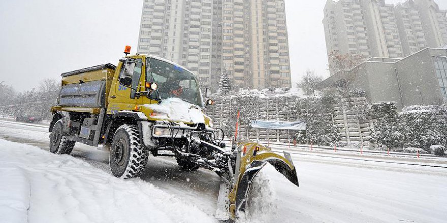 Ankara Büyükşehir Belediyesi kış tedbirlerini aldı