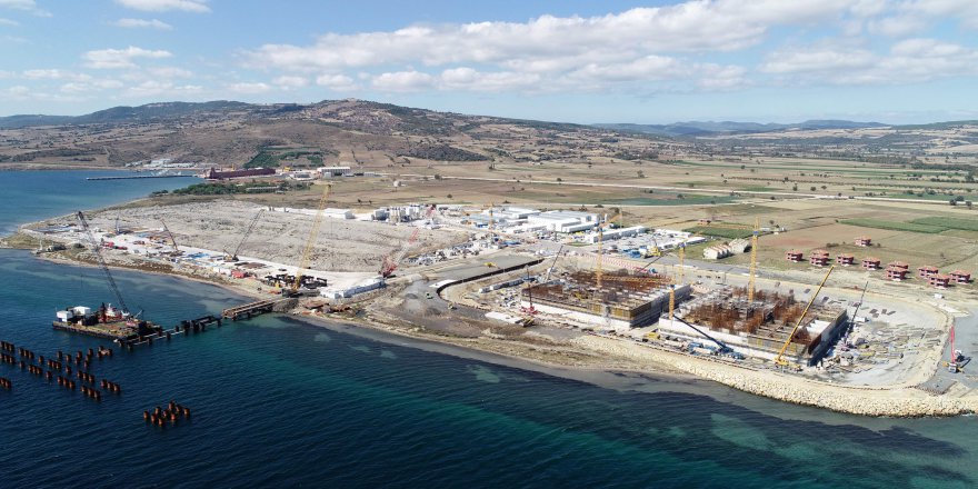 Çanakkale Köprüsü'nün ayakları ortaya çıktı