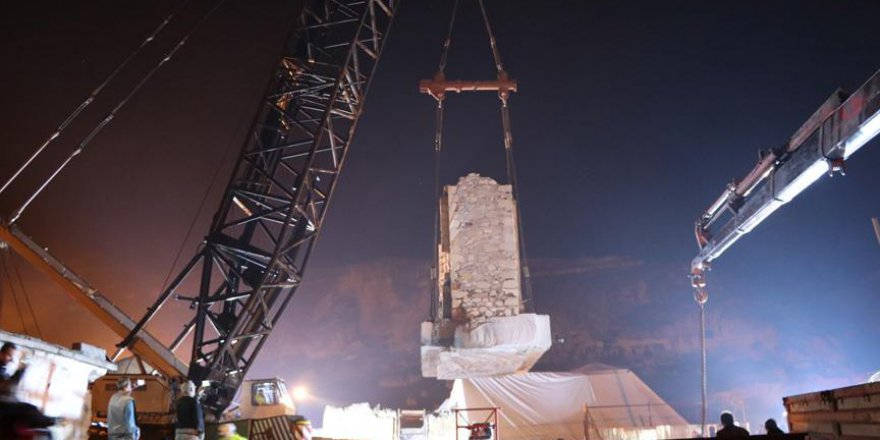 Hasankeyf'te Eyyubi Camisi'nin taşınma süreci başladı