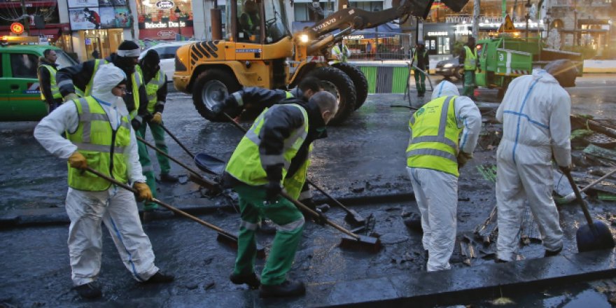 Fransa'daki gösteriler nedeniyle hayat durma noktasına geldi