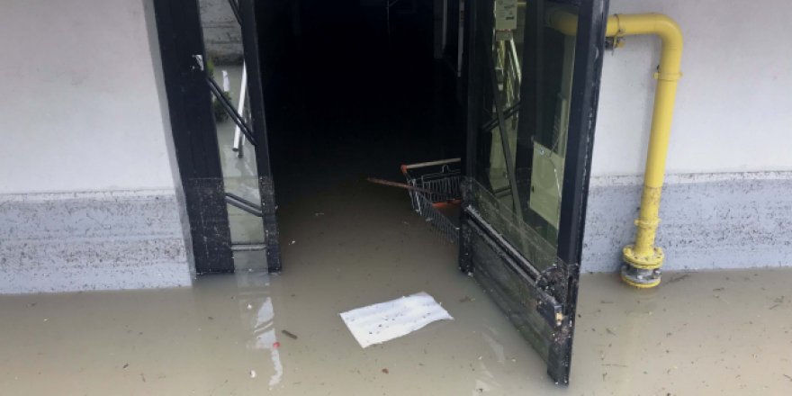 Edirne'de sel mağdurları ekmeğe ulaşmak için olta attı