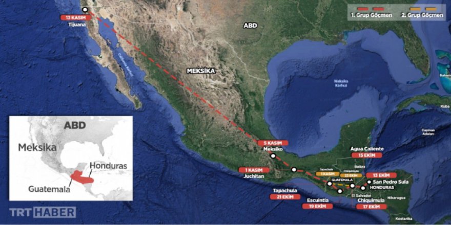 ABD sınırında bekleyenlerin sayısı 9 bin