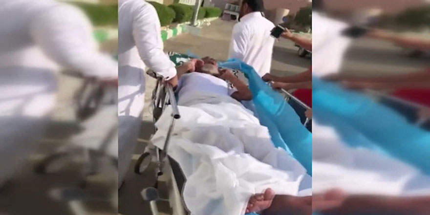 Bilinci kapalı müezzin sedyede ezan okudu