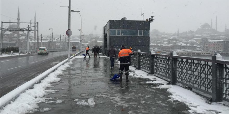 İstanbul kar için hazır