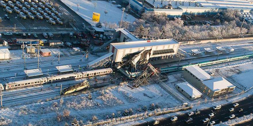 Ankara'da yüksek hızlı tren kazası: 7 ölü, 46 yaralı