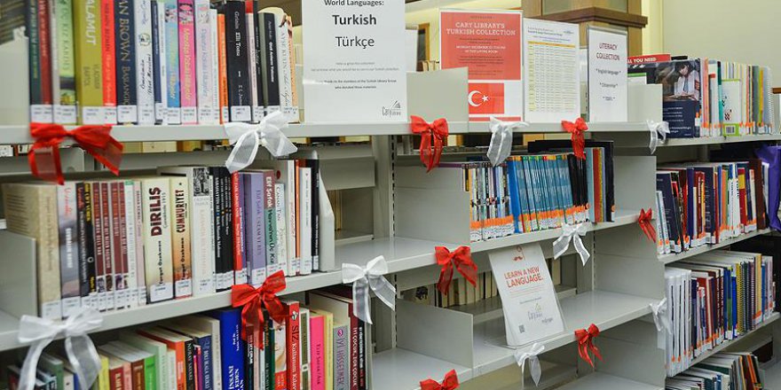 ABD'deki tarihi kütüphanede 'Türkçe köşesi' açıldı