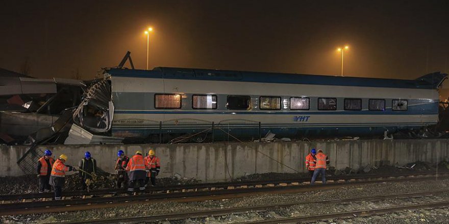 YHT kazasında enkaz kaldırma çalışmaları tamamlandı