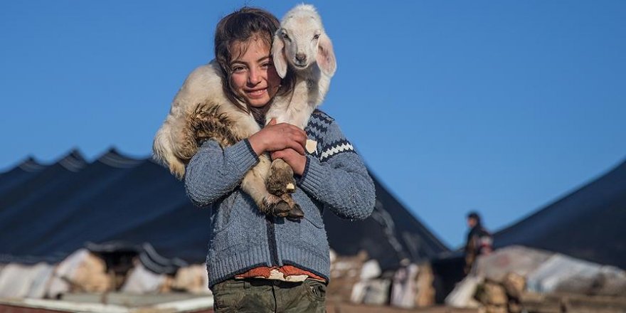 Göçer aileler çetin kış şartları ile karşılaştı