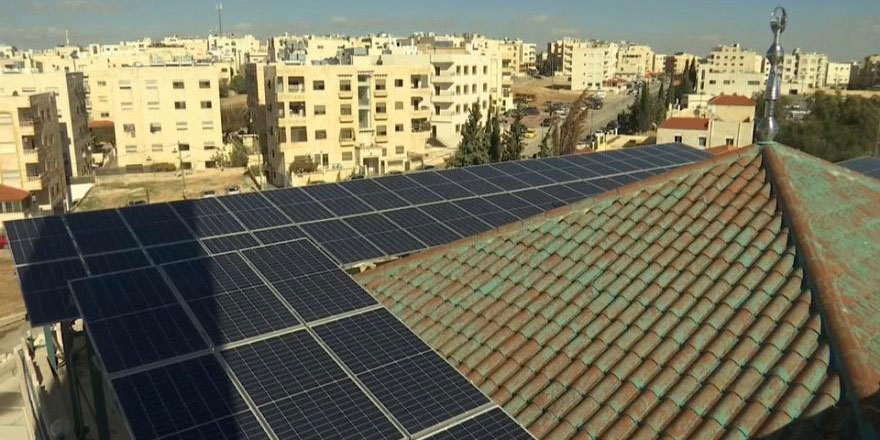 Ürdün'de camiler güneş panelleriyle çalışacak