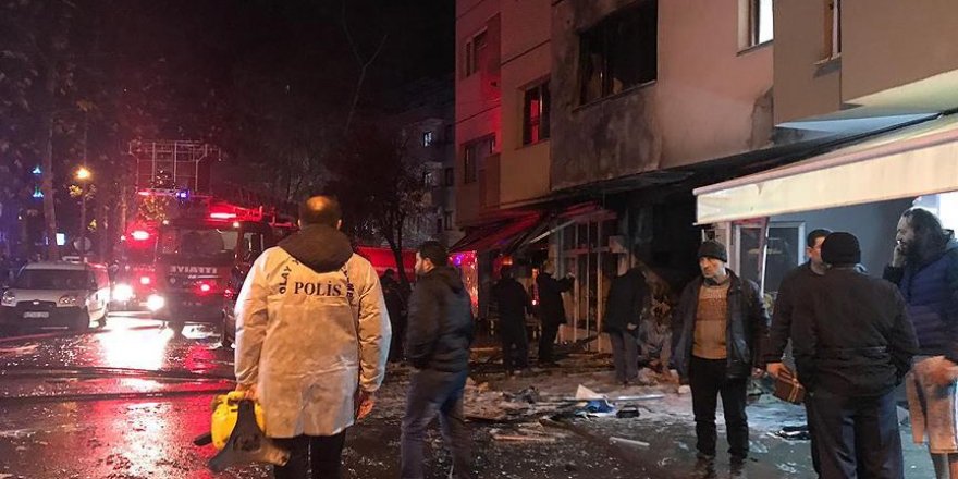 Trabzon'da tüp gaz bayisinde patlama