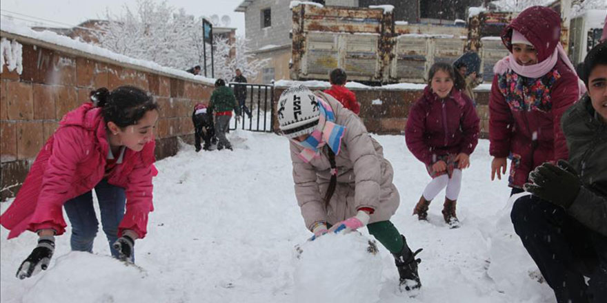 Kar yağışı nedeniyle okulların tatil edildiği iller