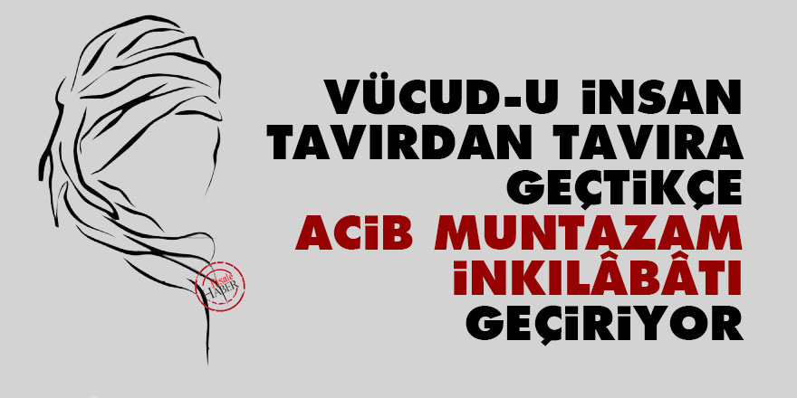 Bediüzzaman: Bak vücud-u insan tavırdan tavıra geçtikçe acib, muntazam inkılâbâtı geçiriyor