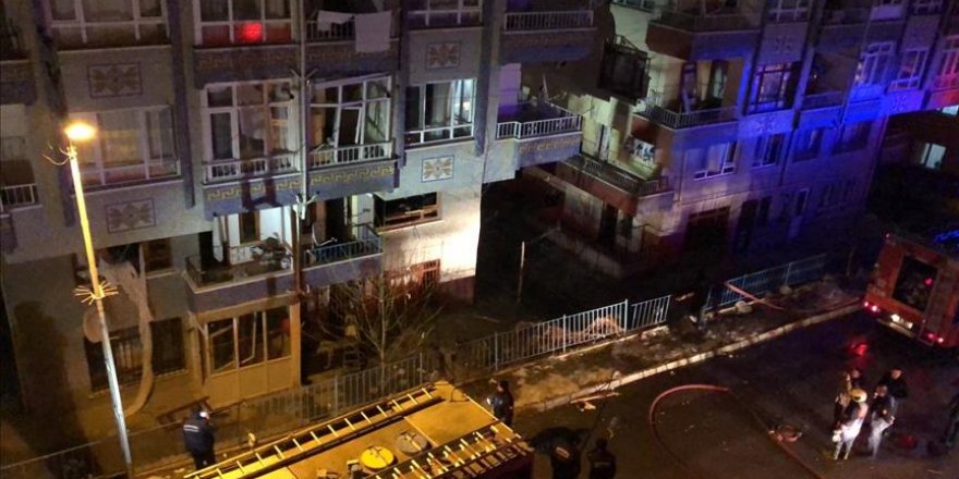 Ankara Pursaklar'da doğal gaz patlaması