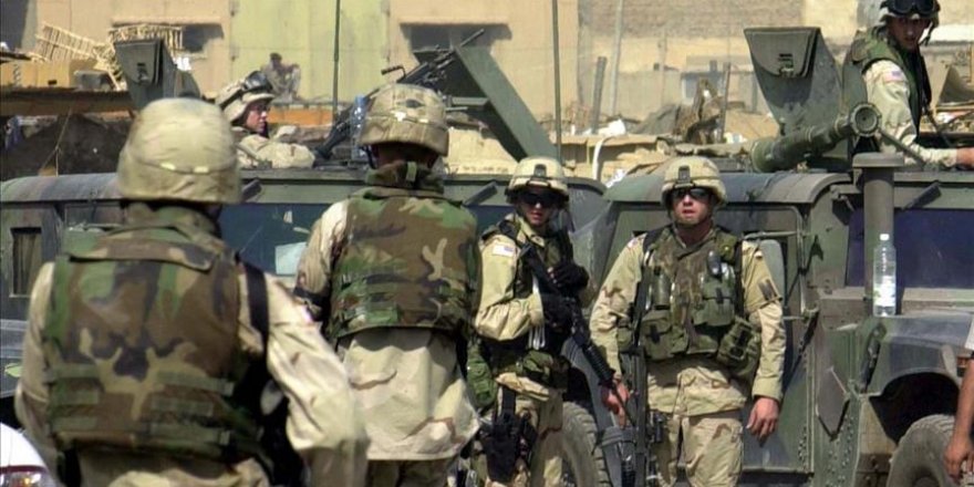 Çarşıda gezen ABD askerlerine tepki