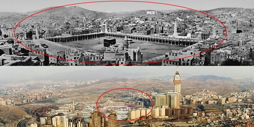 Kabe dışında her şey yıkıldı: 1890 Mekke, 2016 Mekke