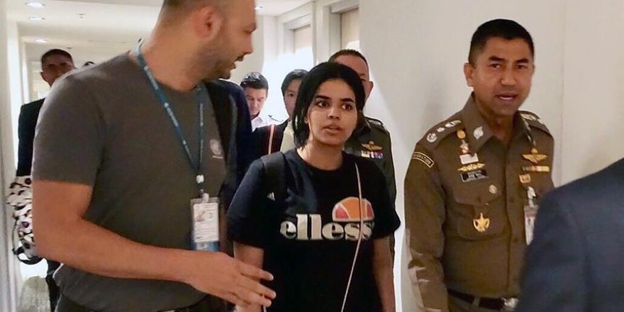 Tayland'da alıkonulan Suudi kadın BM gözetiminde havalimanından ayrıldı