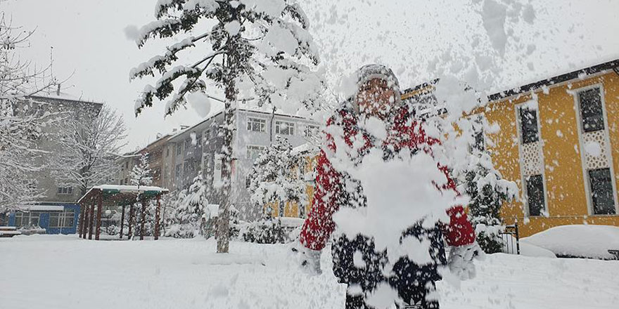 Üç ilde eğitime kar tatili