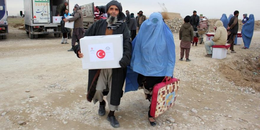 Afgan savaş mağdurlarına TDV yetişti