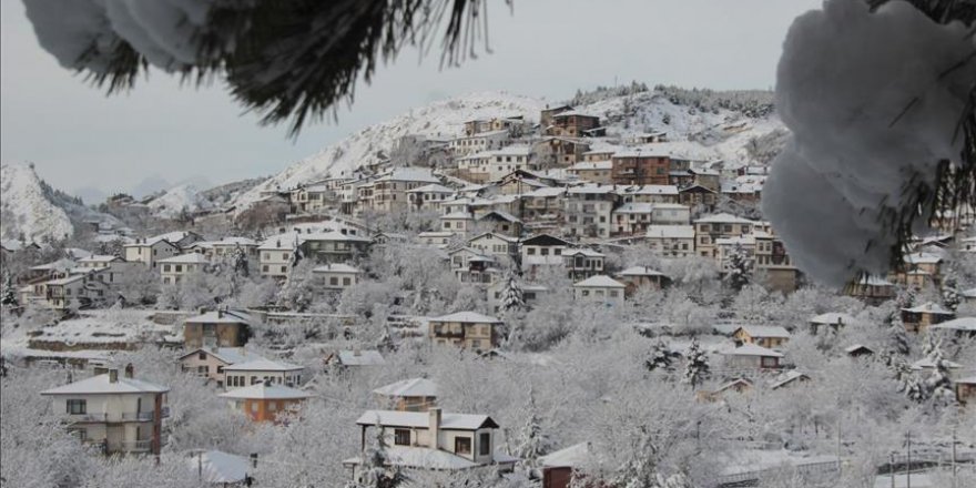 Beypazarı kar yağışının ardından bir başka güzel