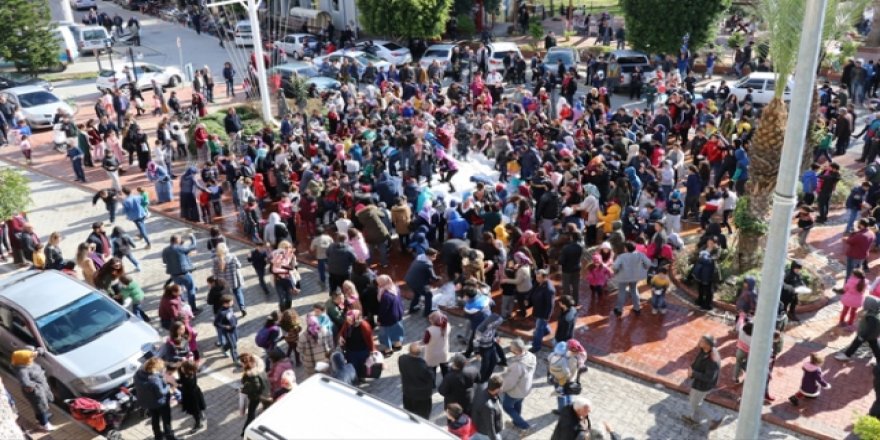 Antalya'da öğrencilere "kar" sürprizi