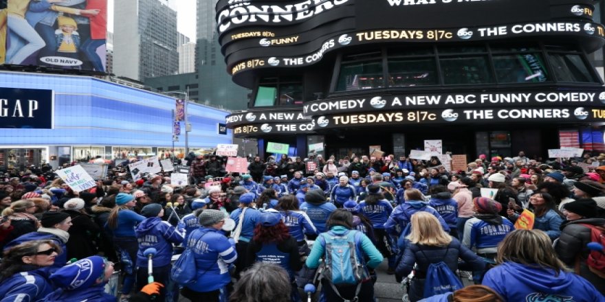 Trump'a protesto şoku: Binlerce kişi katıldı