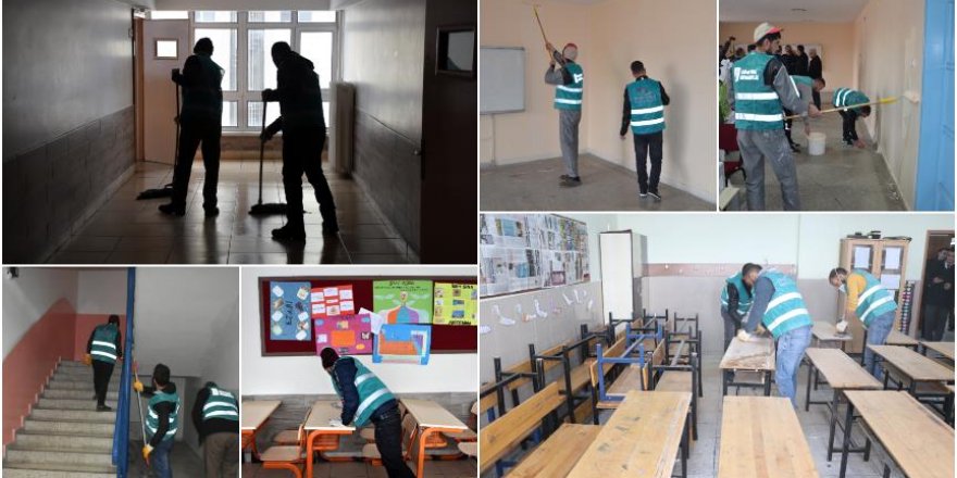 Cezaları 'okulları güzelleştirmek' oldu