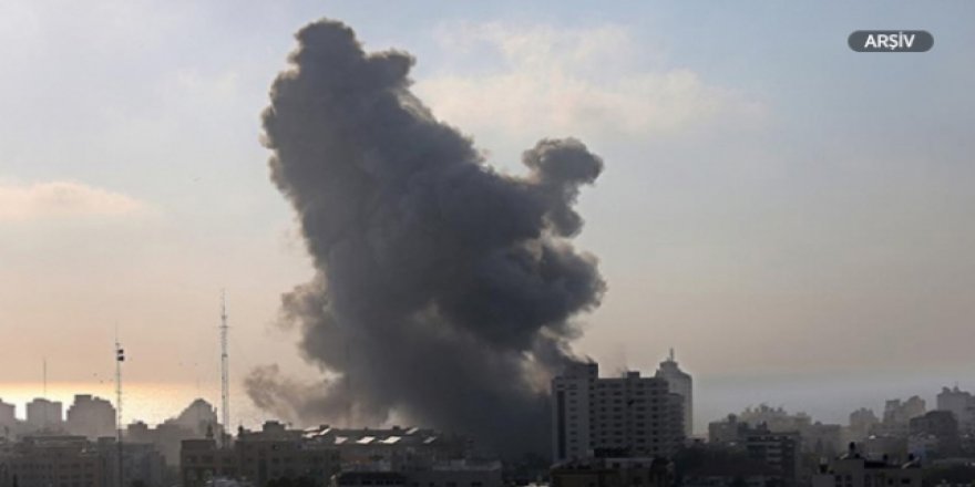İşgalci İsrail Gazze'ye saldırdı