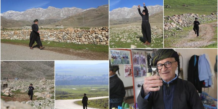 91 yaşında olmasına rağmen günde 2 saat yürüyor