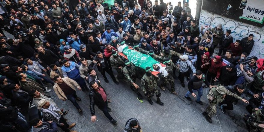 Gazze şehidi toprağa verildi