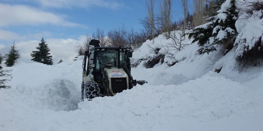 "Akdeniz'in Sibiryası"nda yollar açıldı