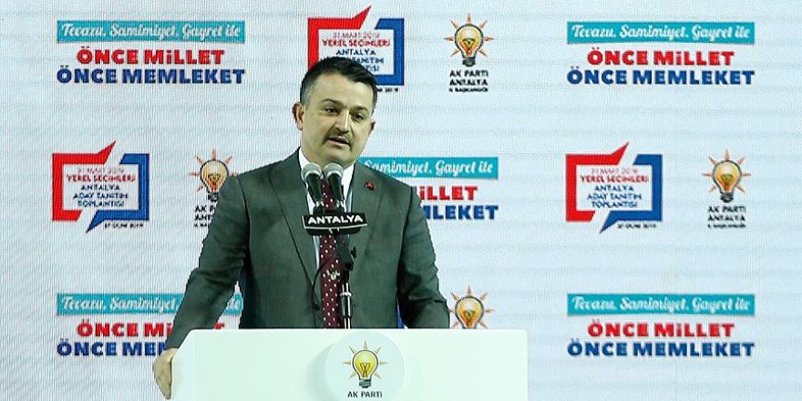Bakan Pakdemirli: "Antalya'da hasar tespiti yapıyoruz"