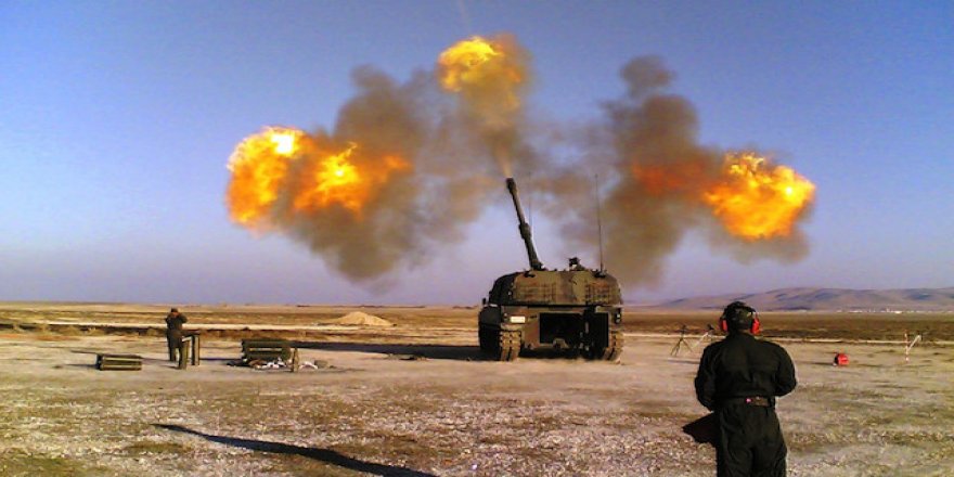 TSK Kuzey Irak'ı obüslerle vurdu