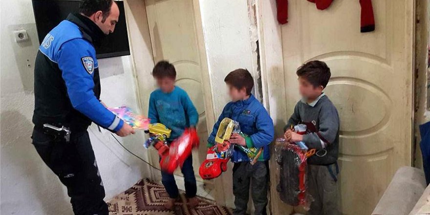 Kayseri'de zorla dilendirilen çocuklara destek