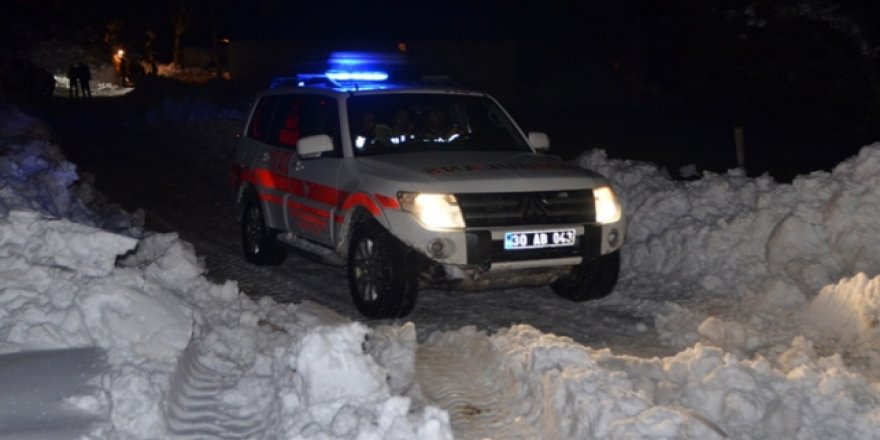 Ekipler hamile kadın için seferber oldu