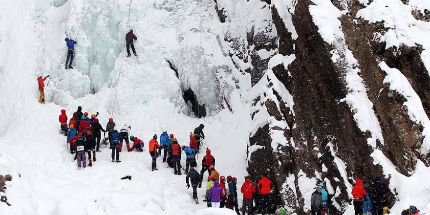 Erzurum'da buz tırmanış festivali yarın başlıyor