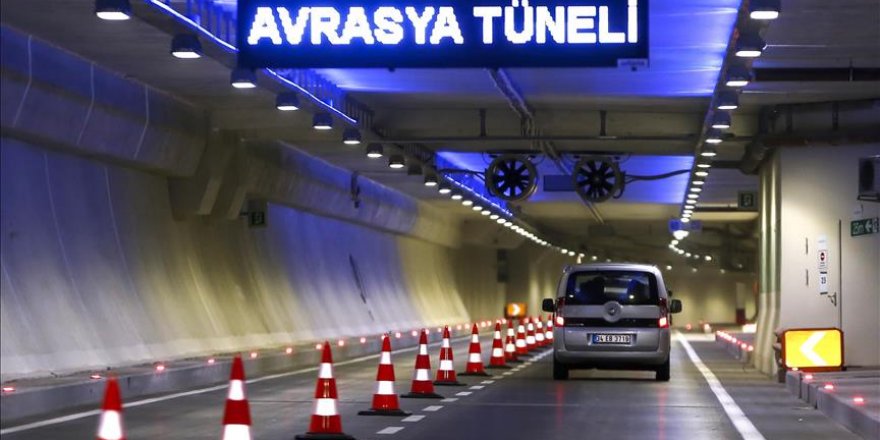 Avrasya Tüneli'nden otomobil geçiş ücreti 32,20 TL oldu