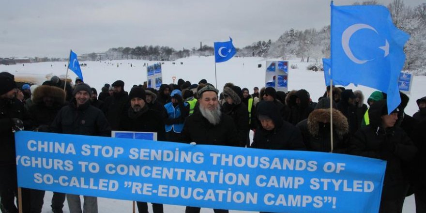 İsveç'te Çin'e protesto