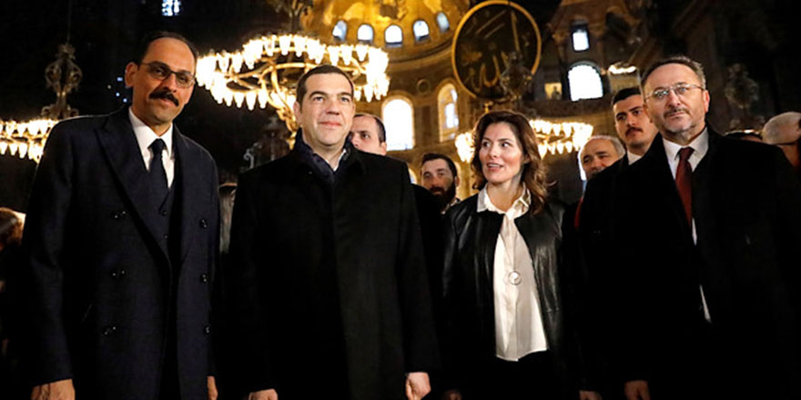 Yunanistan Başbakanı Çipras Ayasofya Camiinde
