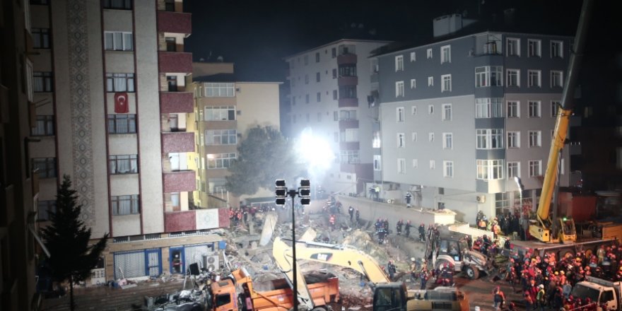 Kartal'da çöken bina yüzünden ölü sayısı 16 oldu