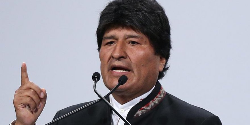 Morales'den yabancı askeri müdahaleyi reddetmeyen Guiado'ya tepki