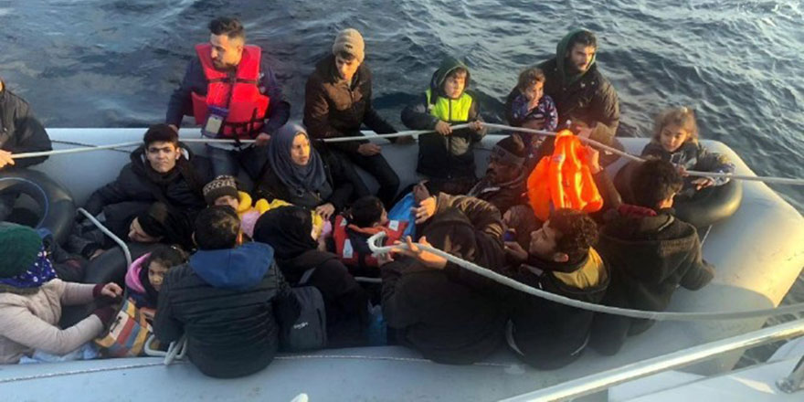 Çanakkale'de 118 düzensiz göçmen yakalandı
